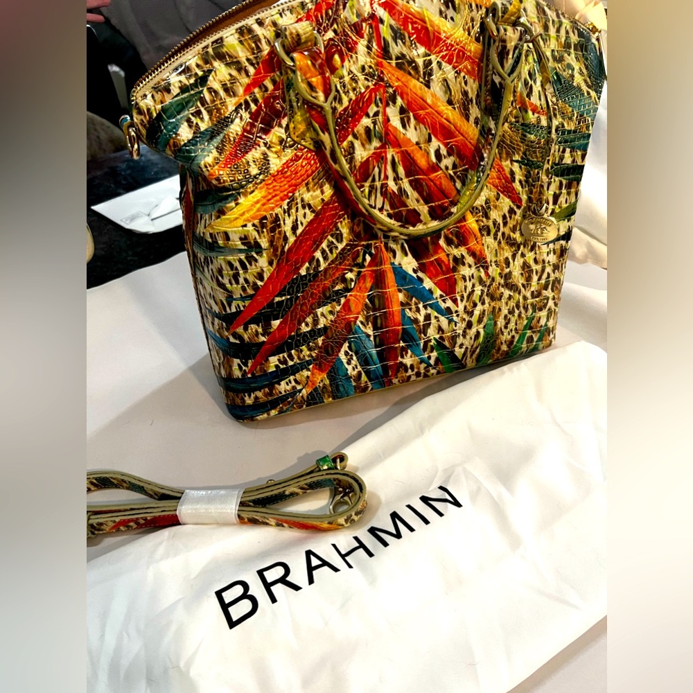 Brahmin Large Duxbury Botanica Satchel